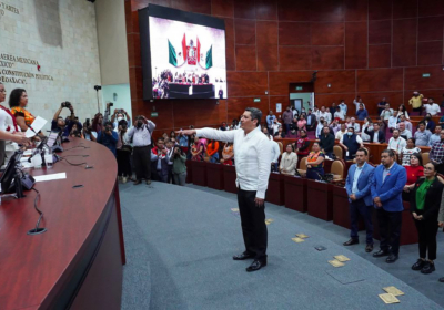 FOTO1-José Bernardo Rodríguez Alamilla, nuevo Fiscal General del estado de Oaxaca